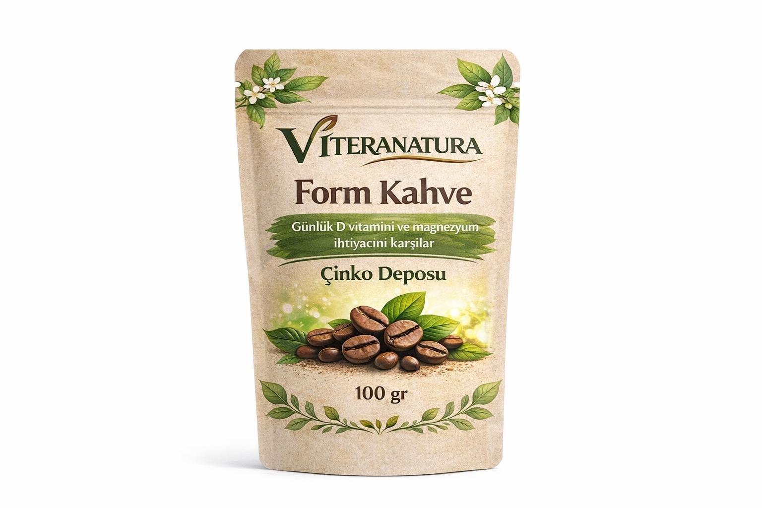 GHF.jpeg Viteranatura Kolajen & L'carnitine Ekstratlı Form Kahve Detoks 200 gr &süngeli sabun hediyeli - Görsel 1
