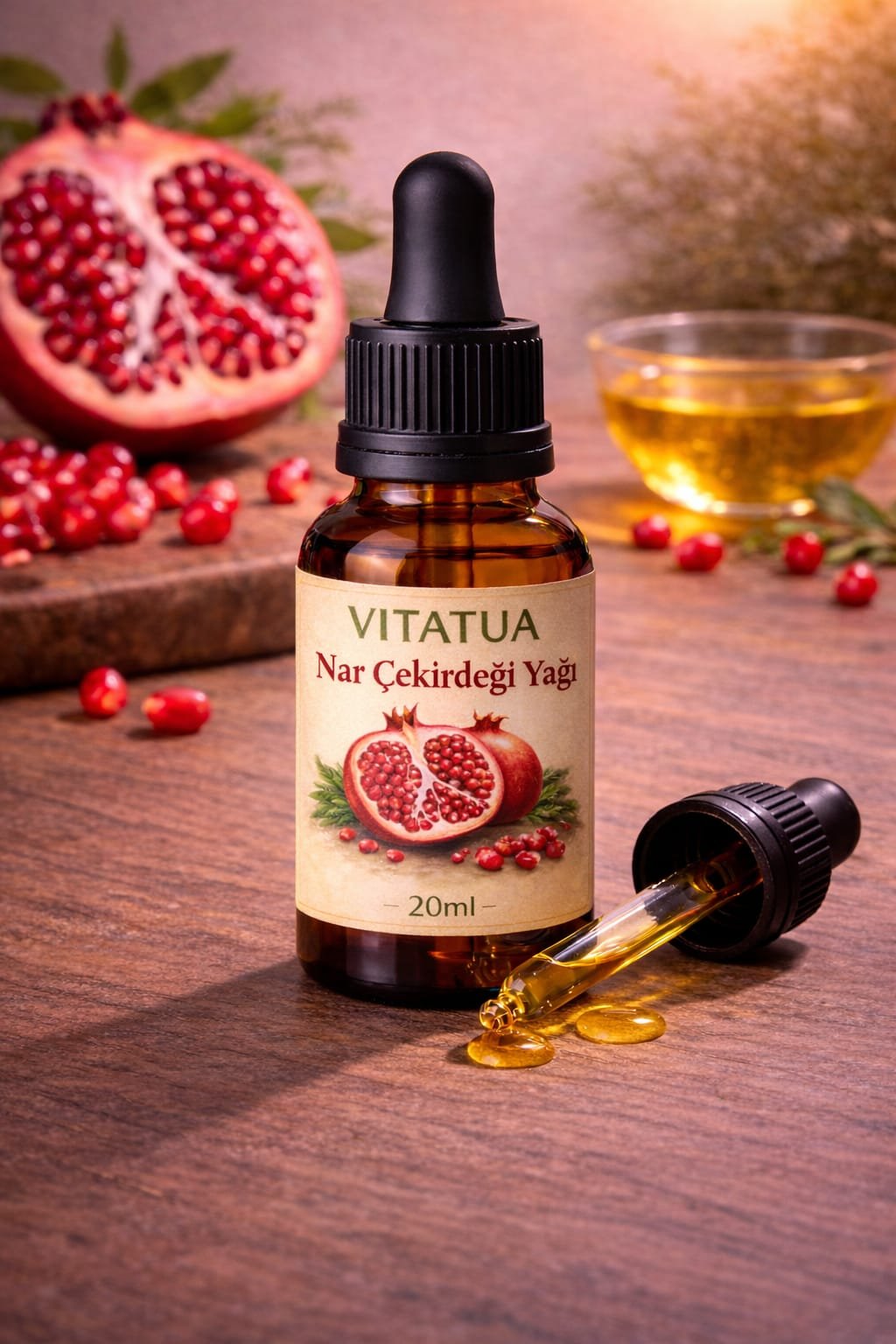 NAR.jpeg VitaTua Nar Çekirdeği Yağı 20 ml - Görsel 1